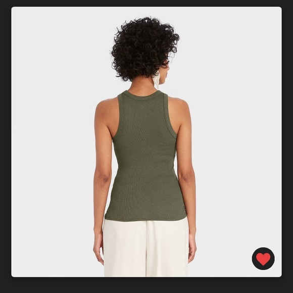 a new day | Tops | A New Day Ribbed Tank Olive Green Target Nwt | Poshmark